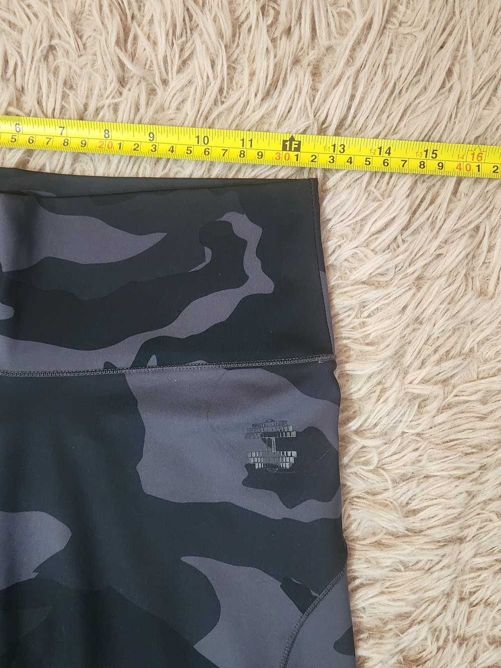BETTER BODIES Dark Gray Camo High-Waisted Leggings - Picture 8 of 16